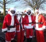 Salford Santa Scooter Run  to The Christie
